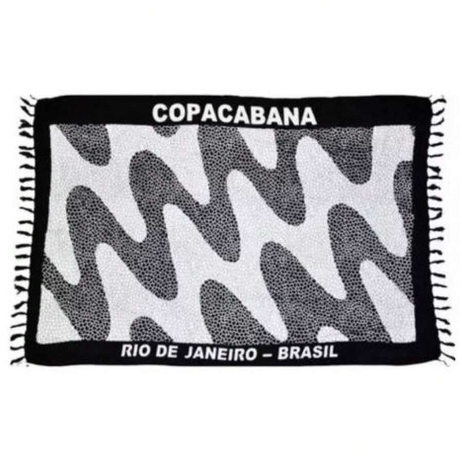 Beach Sarong Tourist Boardwalk Copacabana Rio De Janeiro Souvenir Cover-Up Summer Fashion - 科帕卡巴納 PeB 木板路 - 查看 1