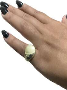 Adjustable Antique Coin Ring For Little Finger - 星星 - 查看 1