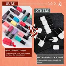 Lavender Violets Gel-Nagellack-Set 13 Pcs glitzernde Farben Halloween Orange Gloden Night Band LED Soak-Off mit Basislack matt-n No Wipe Top Coat, Nagelfeile UV Gelnägel Maniküre Kit F625