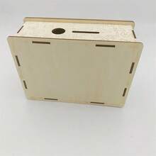 Hucha de regalo con estilo de divisa europea, artesanía de madera, accesorios de decoración del hogar con estilo de euro/USD, hucha de monedas de madera retro con caja de ahorro con contraseña en stock