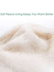 1 件儿童冬帽，带面罩和围巾 - 保暖内衬针织帽 - 雙球圍脖A款 - 查看 6