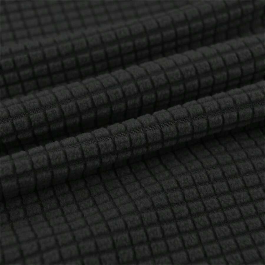 4/6pcs Polar Fleece Dining Chair Covers Jacquard Stretch Chair