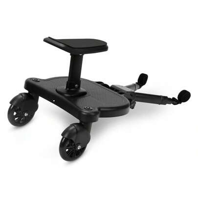 Universal Boards Portable Board With Seat Standing Stable Two Wheel Design 360° Rotation Accessory