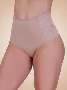 Kit 2 Compression Belt Shaping Panties High Waist Polyamide Olga - 彩色 - 查看 4