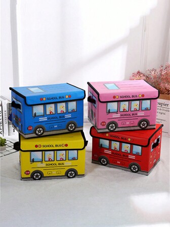 1개 어린이용 부직포 커버 접이식 다기능 소파 수납 스툴 장난감 정리함, 자동차 디자인 연필 케이스 룸 데코 홈 데코 주방 벽 데코 침실 데코 학용품 학교 데코 장식 축제 데코 룸 데코 홈 데코 데코 침실 데코 데코, 룸 데코, 장식, 장식, 데코, 데코, 데코, 데코, 보관, 정리, 침실, 정리기, 정리기, 홈 보관