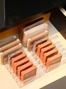 1/2 件亚克力彩妆盘盒，化妆品收纳展示整理架，适用于浴室台面、卧室、房屋、粉色房间、客厅装饰、旅行，送给妈妈、爸爸、男士、朋友、老师、生日、婚礼、桌子、架子、配件、礼品盒、趣味礼物、返校收纳 - 彩色 - 查看 6