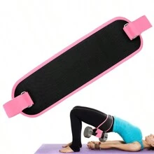 1 件装黑色哑铃壶铃多功能腰部训练带，用于髋关节和腰部训练，健身房