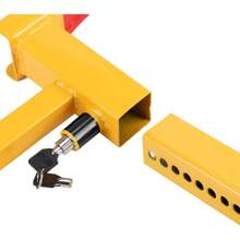 Wheel Clamp Heavy Duty, Car Security Wheel Clamp Antitheft Locking Devices Caravan Car Van Trailer Lock With Keys Wheel For Caravan - Yellow - View 10