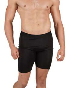 Kit 3 Bermuda Masculina Lisa Térmica Meio da Boxa Conforto Estilo Ciclista Forrada