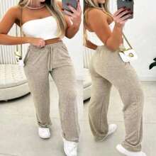 Winde Leggings Pants With Fleece - Beis - Ver 2