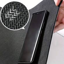 1 pieza Alfombra de cocina suave y cómoda con impresión negra, alfombra de entrada impermeable y resistente al aceite, alfombra de piso fácil de limpiar para decoración de dormitorio, sala de estar, baño, lavandería