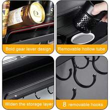 Aluminum Multipurpose Wall Shelf Spice Organizer And Kitchen Utensils For Your New Homes - 黑色 - 查看 6