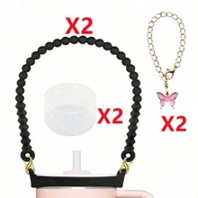 1/2 pièces Porte-bouteille d'eau avec sangle, convient aux bouteilles de 8 oz à 40 oz, sangle pour bouteille d'eau, compatible avec les accessoires de la tasse (tous les produits n'incluent pas les tasses d'eau)