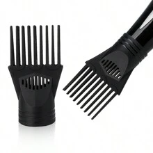 INGRID 吹风机头、吹风机喷嘴套装、专业造型风道、鸭嘴式平口、平头罩、吹风机喷嘴、美发工具、美发产品及配件，适用于理发店、美容院、返校季、旅行度假必备品、女士美发配件、油头梳、理发师配件、吹风机、头发、理发师、美发工具、美发产品、吹风机、梳子、美发设备、发型、美发、头发、美发产品、美发工具、美发用品、理发师、理发师配件、理发店、美发设备 - 黑色 - 查看 2