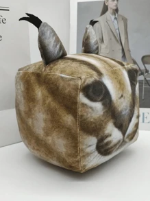 19厘米/7.48英寸大号Floppa毛绒玩具可爱动漫猫咪立方体毛绒玩具可爱猫咪填充动物猫咪毛绒玩具娃娃拥抱伴侣儿童生日礼物柔软创意玩乐，是儿童派对和猫咪爱好者家居装饰圣诞节的理想礼物