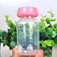 1pc 125ml Breast Milk Storage Bottle, Standard Neck PP Material Milk Collection Bottle, Leakproof And Refrigerator-Safe, Compatible With Replacement Nipples, Convenient For Outdoor And Daily Use - Multicolor - View 6