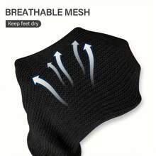 1Pair Ultra Comfort Extra Wide Pairs Diabetes Socks, High Elasticity Fabric, Gentle, Non-Constricting, Extra Wide,Cushioned Ankle Socks, Breathable Non-Binding Socks For Men & Women,Soft Ankle Socks, Fat Socks, Thin Breathable Comfortable Socks - Multicolor - View 5