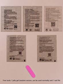 24 miếng móng tay giả hình vuông dài vừa phải, hoa hồng khô kiểu Pháp, kèm 1 keo dán móng và 1 dũa móng, được các cô gái sử dụng hàng ngày để tôn lên vẻ ngoài của bạn - Nhiều màu - Xem 6