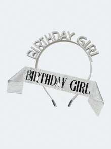 1 Phụ kiện trang trí băng đô dự tiệc cho tiệc sinh nhật - Bạc - Xem 4