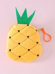 1pc Cute Cartoon Animal & Fruit Pattern Pet Waste Bag Dispenser, Portable Outdoor Pet Garbage Bag Holder, Cleaning Supplies, Pickup Bag Storage Pouch, Snack Bag