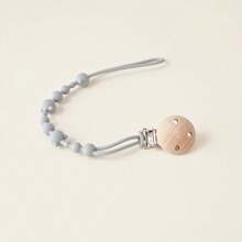 1pc Baby Anti-Drop Chain Pacifier Clips Silicone Beads Infant Nipple Appease Soother Chain Clips Dummy Holder Nipple Clip