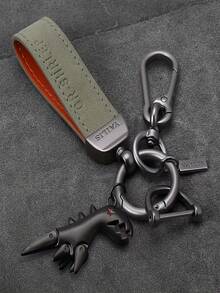 1 Piece Creative Little Dinosaur Car Key Chain Couple Lock Pendant - 1 Small Dinosaur Keychain (green) - View 10