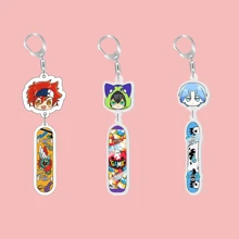 1 móc khóa Acrylic hình cậu bé trượt ván, đồ chơi ngoại vi thần tượng ảo, phụ kiện cosplay, phụ kiện chìa khóa ô tô, ba lô, đồ trang sức, móc khóa, phụ kiện nữ, phụ kiện nam, phụ kiện sáng tạo cho học sinh, phụ kiện ô tô, túi xách, ba lô, chữ cái dễ thương theo phong cách Goth, ý tưởng quà tặng Giáng sinh Y2k, phụ kiện túi, dây đeo có ngăn đựng thẻ, phụ kiện ô tô, phụ kiện túi, phụ kiện ô tô, giáo viên, bạn bè, chị gái - nhiều màu - Xem 1