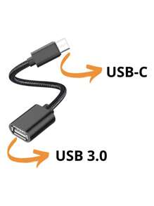 Cabo Adaptador Otg Tipo C Pendrive Para Celular Tablet Mp3