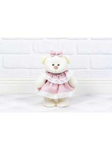 Bear Family Gender Reveal Party - 2 30 Cm Bears And 2 20 Cm Bears Gender Reveal Party - Straw Plush - 柿子和玫瑰 - 查看 4