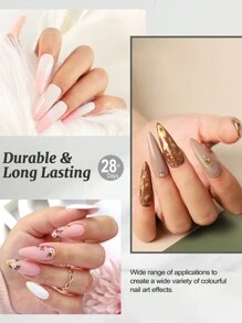 Lavender Violets Gel-Nagellack Set 6 Pcs Nail Primer Dehydrator Base,Top & Matte Top Coat LED Soak-Off 5 in 1 Builder Gel Rubber Base Unterlack & Überlack Gelnägel C200