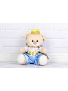 Larger Trio Kit Of Prince Bears - For Niches And Decorations - 藍色 - 查看 2