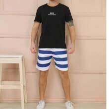 Men's Bermuda Shorts Mauricinho Quick Dry Shorts Surf Printed Beach Tactel Adult Shorts - Blue - View 2
