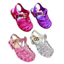 Baby Girl's Lightweight Sandal/Slipper/Shoes - 灰色 - 查看 3