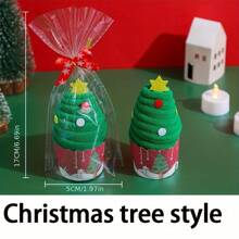 Christmas Tree Snowman Doll Cake Towel Christmas Eve New Year's Eve Gift - Multicolor - View 6