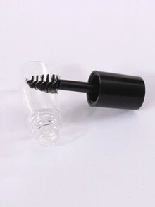 1 件/5 件 3ml 睫毛膏空管，迷你透明，可再填充 DIY 化妆品空瓶，适用于旅行化妆品分配器 - 黑色 - 查看 6