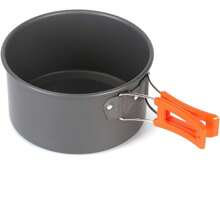 10PCS Portable Camping Cooking Cookware Set Anodised Aluminium Pots Pans Kettle - Variant1 - View 3