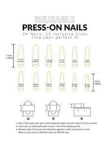 24 件闪亮假指甲血腥扎染效果长款假指甲血腥红月亮芭蕾指甲压合指甲 - 酒紅色 - 查看 6