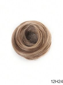 Straight Hair Loop Bun Comfortable Heat-Resistant Fiber Hair Bun Wig Easy To Wear Suitable For Women Hair Accessories Daily Use - Multicolor - View 10