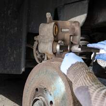 Froadp 3 szt. Narzędzie do zaciskania hamulca, popychacz tłoczka zacisku hamulca, popychacz tłoka hamulca, zestaw narzędzi do naprawy szczęk hamulcowych do samochodu, silnika, roweru - Srebro - Zobacz 8