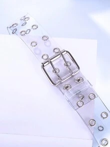 1pc Casual Skinny Transparent Waist Belt For Women, Suitable For Daily Commute - Grace - View 10