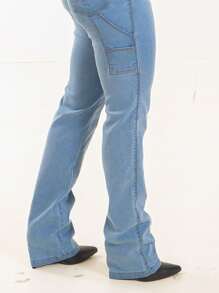 Women's Carpenter Jeans - Lavado ligero - Ver 5