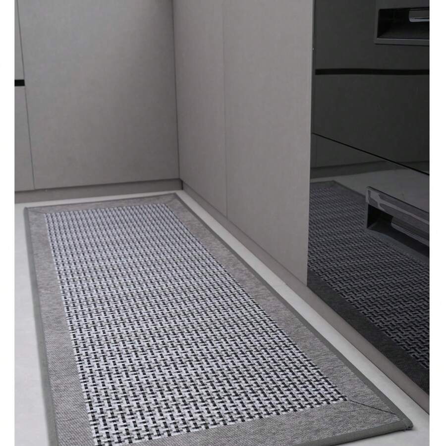 Door Mats Kitchen Mats For Floor Anti-Slip Jute Rug Indoor Entrance Mat Washable Area Rugs Absorbent Floor Mats Outdoor Rug Laundry - Dark Grey - View 1