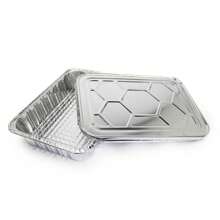 WISDOM WISDOM Shallow/Medium/Deep/Deep-Heavy Duty Full Size Container With Normal/Heavy Duty Lid 50set - Disposable Aluminum Food Storage And Catering