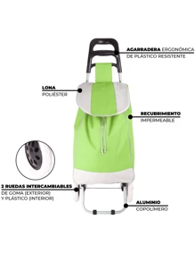 Simple Errand Cart - Green - View 3