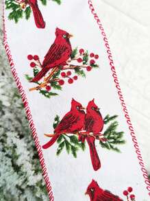 1 Stück Weihnachtskranz, Roter Kardinal Vogel Landhausstil Kranz Heim Wanddekoration, Künstlicher dekorativer Kranz für Haustür, beste Geschenke Heim Dekoration Weihnachtsdekorationen Raumdekoration Winter