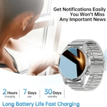Smart Watch With Call Function, Music Player, Step Counting, Perfect Christmas, New Year, Valentine's Day Holiday Gift - màu đen - Xem 8