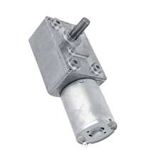 Motor Reductor de 12V Encoder de Motor de Engranaje Helicoidal de Alto (6rpm) - Plateado - Ver 3