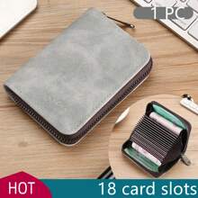 9/18 插槽拉链式身份证卡包 R 卡储物袋和硬币拉链卡包 男士卡包 RFID 屏蔽钥匙链钱包 小巧尺寸卡包 RFID 旅行护照钱包 卡包 钱包 名片包 信用卡包 女士钱包 迷你钱包 钱包 卡片钱包 - 彩色 - 查看 16
