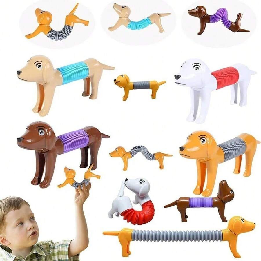 Sensory Toy For Kids Pop Tubes Fidget Anti Stress Toy For Girls And Boys - Nhiều màu - Xem 1