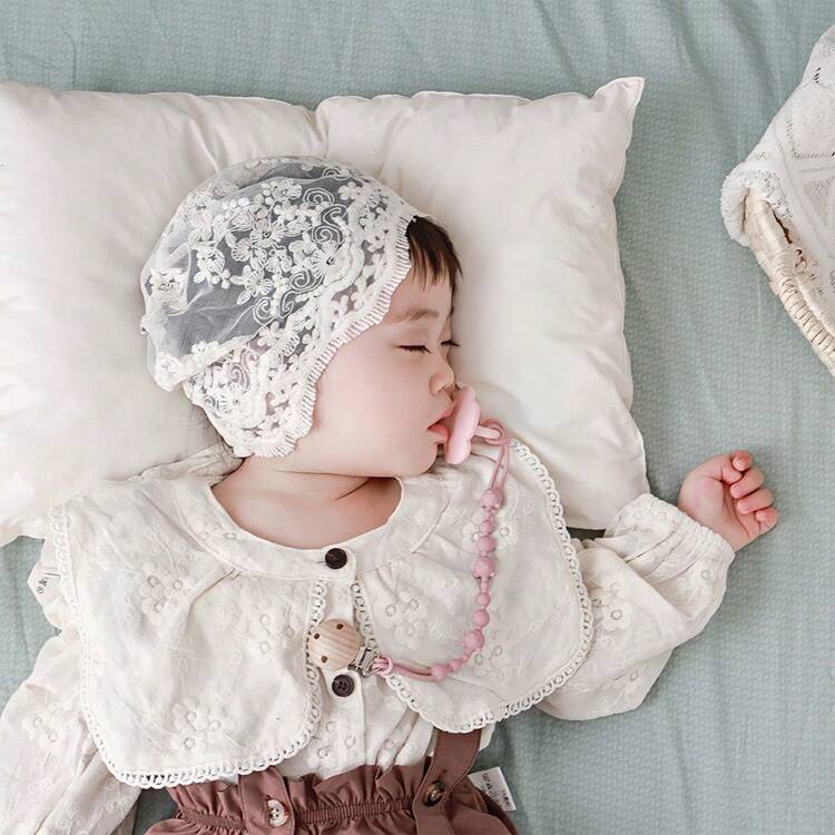 1 件装婴儿防掉链奶嘴夹硅胶珠婴儿奶嘴安抚奶嘴链夹假奶嘴夹 - 彩色 - 查看 6